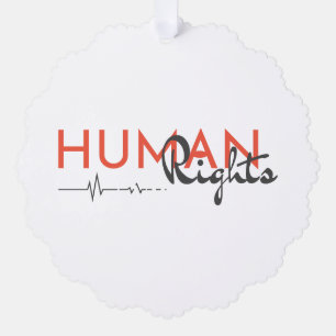 人権への生命線 オーナメントカード