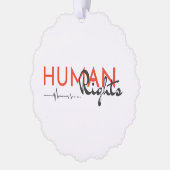 人権への生命線 オーナメントカード (左)