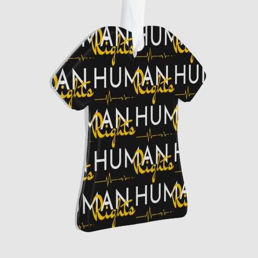 人権への生命線 オーナメント (正面)