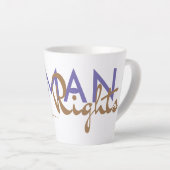 人権への生命線 カフェラテマグ (右アングル)