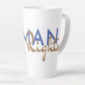 人権への生命線 カフェラテマグ (右アングル)