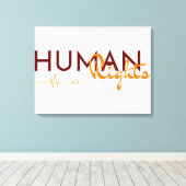 人権への生命線 キャンバスプリント (インサイチュ (ウッドフロア))