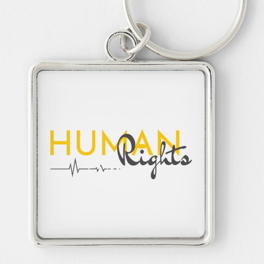 人権への生命線 キーホルダー (正面)