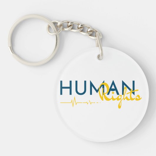 人権への生命線 キーホルダー (正面)