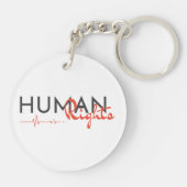 人権への生命線 キーホルダー (裏面)