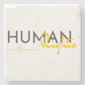 人権への生命線 ストーンコースター (正面)