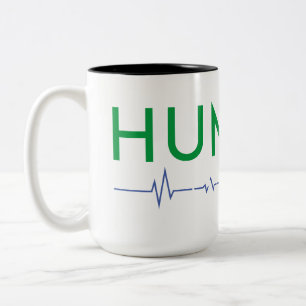 人権への生命線 ツートーンマグカップ