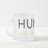 人権への生命線 フロストグラスマグカップ (左)