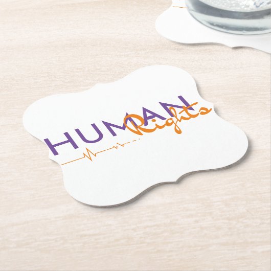 人権への生命線 ペーパーコースター (アングル)