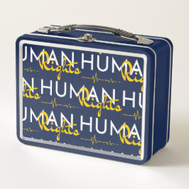 人権への生命線 メタルランチボックス