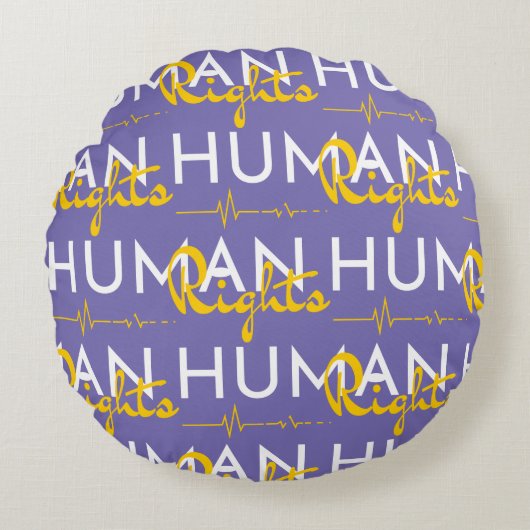 人権への生命線 ラウンドクッション (正面)