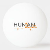人権への生命線 卓球ボール (正面)
