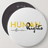 人権への生命線 缶バッジ (正面&裏面)
