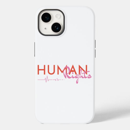 人権への生命線 Case-Mate iPhoneケース (裏面)