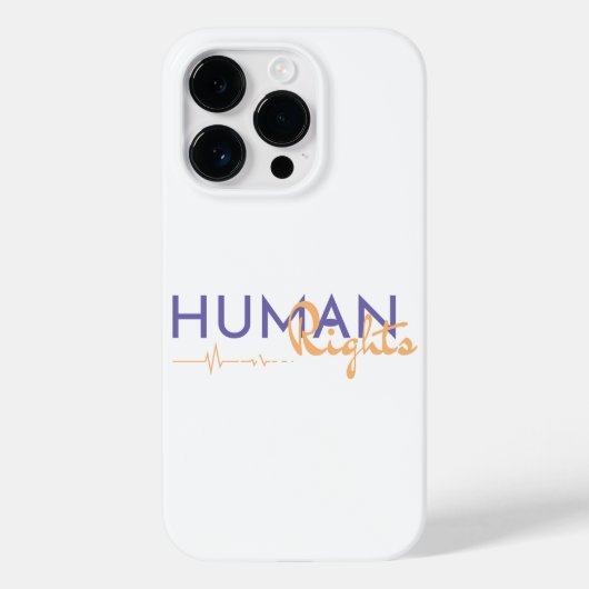 人権への生命線 Case-Mate iPhoneケース (裏面)