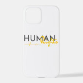 人権への生命線 iPhoneケース (裏面)