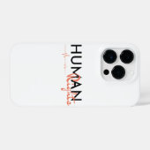 人権への生命線 iPhoneケース (裏面横)