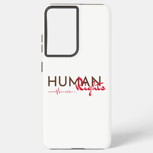 人権への生命線 SAMSUNG GALAXYケース (裏面)