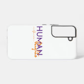 人権への生命線 SAMSUNG GALAXYケース (裏面横)