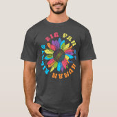 人権サンゴールドサンフラワー Tシャツ (正面)
