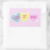 人権ステッカー 長方形シール (バッグ)