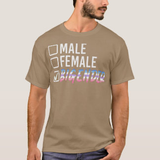 人権バイジェンダー国旗ゲイプライドLgbtqビグエンド Tシャツ