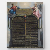 人権宣言 フォトプラーク (正面)