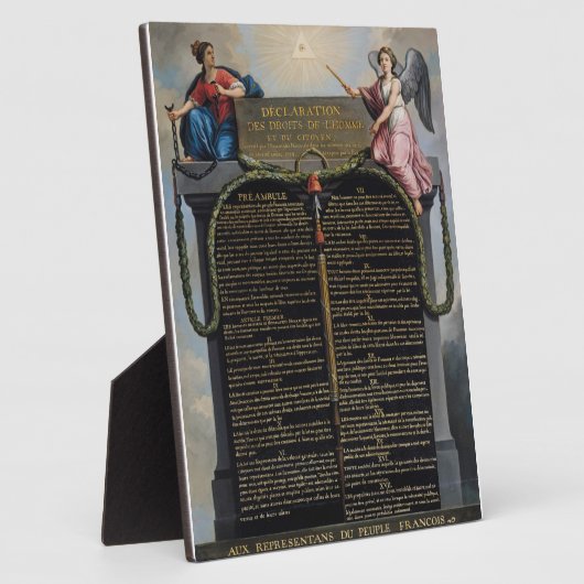 人権宣言 フォトプラーク (側面)