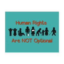 人権平等障害抗議はがき