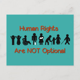 人権平等障害抗議はがき ポストカード