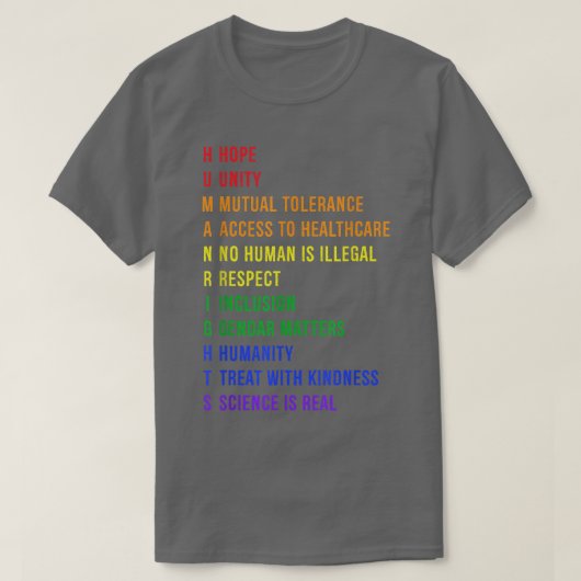 人権2819 Tシャツ (デザイン正面)