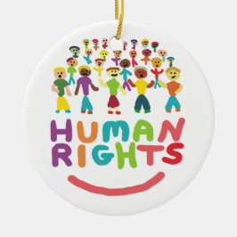 人権 セラミックオーナメント