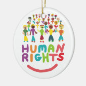 人権 セラミックオーナメント (左)