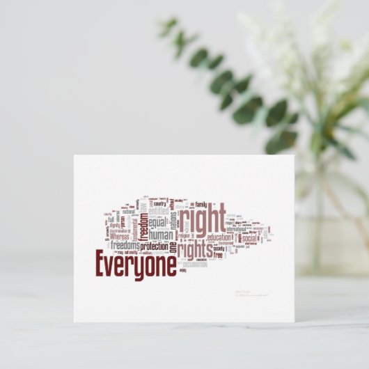 人権 ポストカード (スタンド正面)
