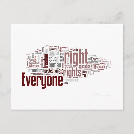 人権 ポストカード (正面)