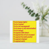 人権 ポストカード (スタンド正面)