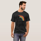 人権・社会的正義・平等主義の熱烈な支持者 Tシャツ (正面フル)