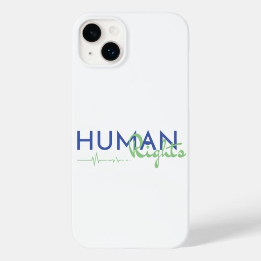 人権iPhone / iPadケースへの生存線 Case-Mate iPhoneケース (裏面)