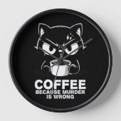 人殺しは間違っている 壁時計 (正面)