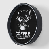 人殺しは間違っている 壁時計 (傾斜)