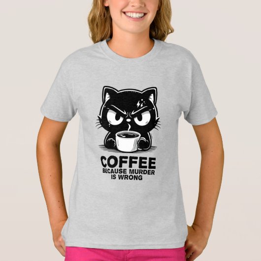 人殺しは間違っている Tシャツ (正面)