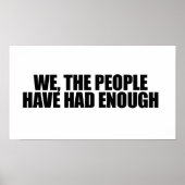 人民が充分に有る ポスター (正面)