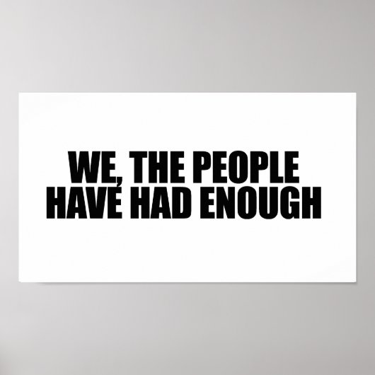 人民が充分に有る ポスター (正面)