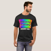 人民に権力を Tシャツ (正面フル)
