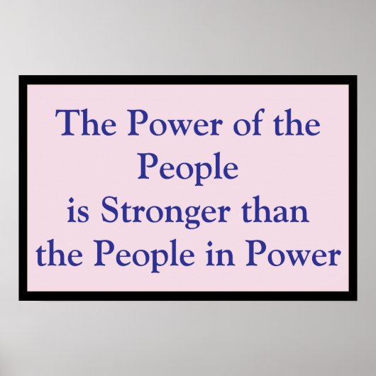 人民の力 ポスター (正面)