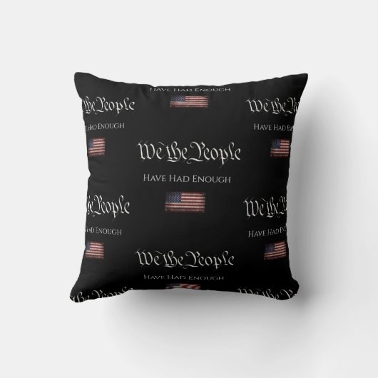 人民は充分に有る クッション (裏面)