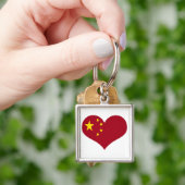 人民中国国旗 キーホルダー (手)