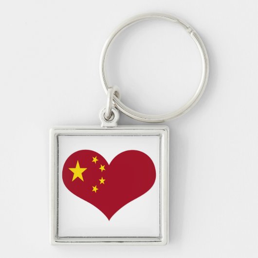 人民中国国旗 キーホルダー (正面)