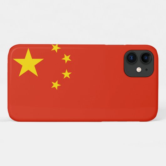 人民中国国旗 Case-Mate iPhoneケース (裏面(横))
