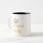 人民最高のは五生まれ月に入る ツートーンマグカップ (正面左)